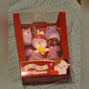 Squishmallows micromallows Valentine bouquet